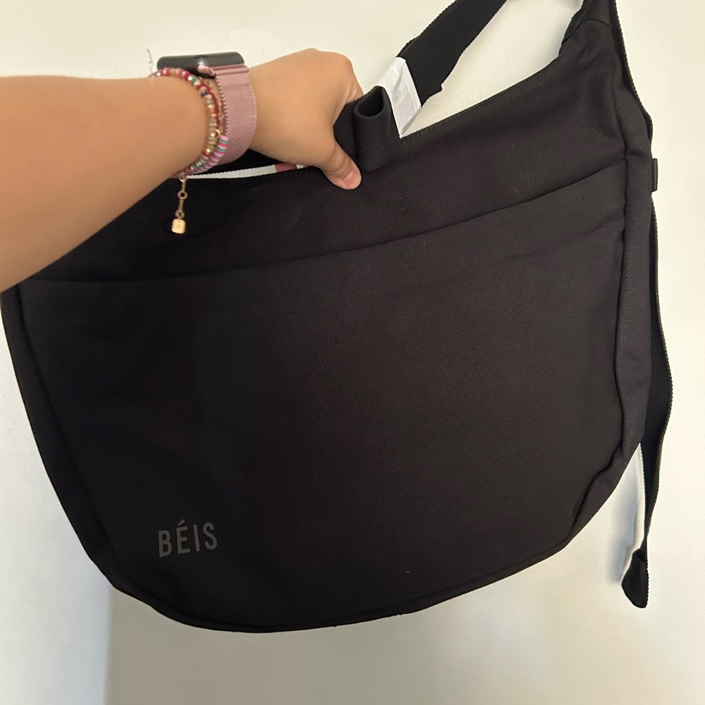 Beis Carryall Crossbody in Black NWT